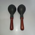 thumbnail image 2 of Sonajeros Martillo De Arena Instrumentos Musicales De Percusión Manual Con Carcasa De Plástico Abs Y Mangos De Madera Para Adultos Y Niños, Fiesta Ktv, Concierto, Bandas (negro, 2 of 5