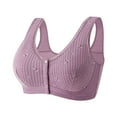 thumbnail image 2 of asdoklhq Summer Fall Sports Bras for Women 2025,Womens Fashion Plus Clearance Casual Sexy Front Button Shaping Cup Shoulder Strap Underwire Bra Plus Size Extra-Elastic Wirefree, 2 of 9