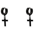 thumbnail image 2 of tredstone Fake Earring Lightweight Different Colors Distinctive Appearance Waterproof Wear-resistant Unique Design Magnetic Nose Studs Black 2Set, 2 of 6