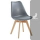 thumbnail image 4 of Set de 4 Sillas FRATELLO MUEBLES Esquivel Acolchonadas Tipo Eames Gris Oxford, 4 of 8