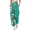 thumbnail image 1 of Gibobby pantalones senderismo Conjuntos de dos piezas con estampado de concierto de 1989 para mujer, sudadera con capucha y pantalones de chándal largos, conjunto de entrenamiento (Verde, M), 1 of 4