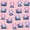 Hot Pink, variant on Manfei Kawaii Axolotl Pattern 7-Piece Twin Bedding,Ocean Themed Animal Bedding Comforter Set,Pink Reversible