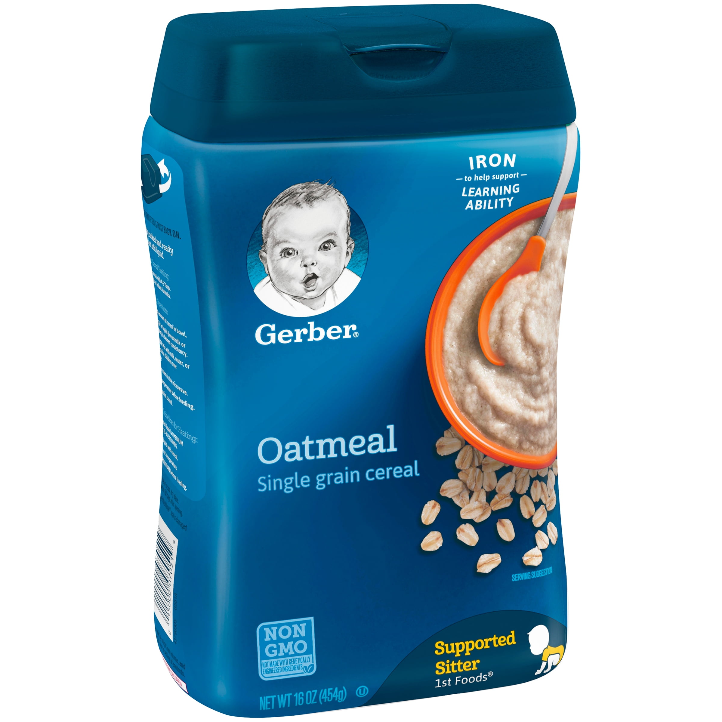 gerber single grain oatmeal baby cereal