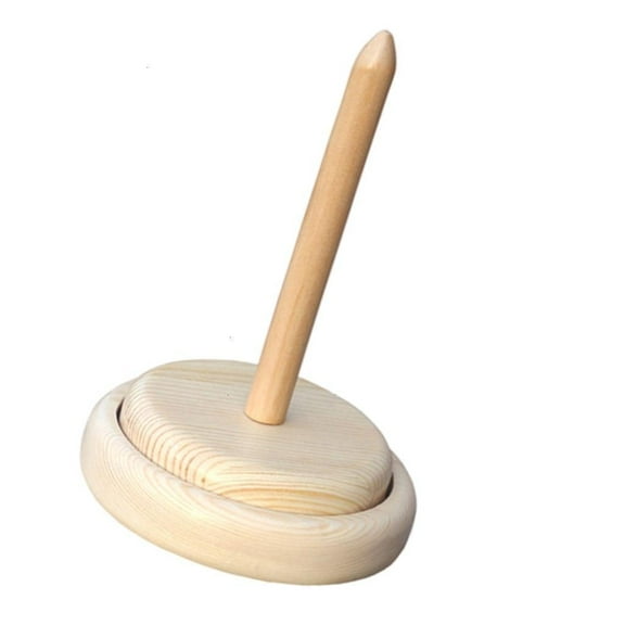 Wood Yarn Dispenser Desktop Rotating Yarn Holder Portable Yarn Spool Holder Stand for Knitting and Crochet Project