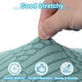 thumbnail image 5 of Uxcell Stool Covers Round, Elastic Bar Stool Covers Washable Stool Cushion Slipcover Stretchy Bar Chair Seats Cover Light Blue 11"-14", 5 of 7