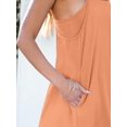 thumbnail image 4 of Vestido de tenis ANRABESS 2025, casual, holgado, naranja, talla S, para mujer, 4 of 7