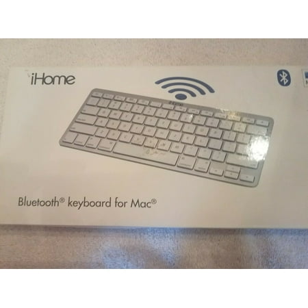iHome IMACK111S Mac Bluetooth Keyboard Silver (Best Bluetooth Keyboard For Mac)