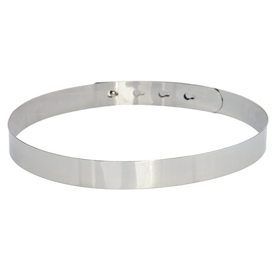 Tiqkatyck Belt Buckle Sales Today Clearance Women Skinny Metal Belts Women Slim Fit Metal Chain Belts Gold Silver Thin Stretch Metal Fashion Dress Belts s for Women Silver