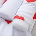 thumbnail image 4 of Itsun Swimsuit for Girls,Toddler Baby Girls Float Cute Sleeveless Swimwear+Swimming Cap Buoyancy Swimsuit White 6-7 Years, 4 of 5