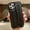 Black, variant on SaniMore for iPhone 14 Pro 6.1" Back Wallet Case with Card Slot & Kickstand, Premium PU Leather Case with Adjustable Wrist Strap Shockproof Protective Case for Women Men, Brown