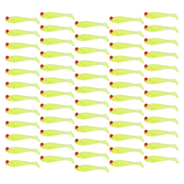 YLSHRF Fish Shaped Baits, Artificial Lures Lifelike 50Pcs For Anglers