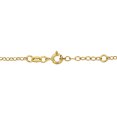 thumbnail image 2 of Miabella Dog Charm Rolo Chain Bracelet in Yellow Plated Sterling Silver, 2 of 5