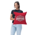 thumbnail image 2 of The Northwest Group Ohio State Buckeyes College Football Playoff 2024 National Champions 18" x 18" Tapestry Throw Pillow, 2 of 5