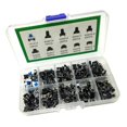 thumbnail image 4 of 180 Piezas 6 cmx 6cm Mm Interruptor de Botón Micro Interruptores de Botón de Momentáneo Surtido con Caja de Almacenamiento -dix Gloria Interruptor de botón de 10 tipos, 4 of 6
