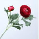 thumbnail image 1 of Nvzi 3 flores artificiales de peonía flocadas de dos puntas para decoración de bodas., 1 of 5