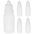 thumbnail image 1 of 5 botellas vacías de plástico de 10 ml con gotero exprimible para líquidos oculares., 1 of 3