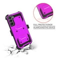 thumbnail image 7 of FIEWESEY for Samsung Galaxy S22 Phone Case,Heavy Duty Shock-Absorption/High Impact Resistant Armor Holster Defender Case with Kickstand + Swivel Belt Clip Holster for Samsung Galaxy S22(Purple), 7 of 7