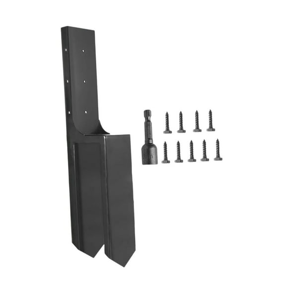 LOVIVER Fence Post Repair Stake Iron Easy Use Sturdy Fence Post Anchor Ground Spikes