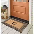 thumbnail image 5 of A1HC Natural Rubber & Coir 24x36 Monogrammed Doormat For Front Door, Anti-Shed Treated Durable Doormat for Outdoor Entrance, Heavy Duty, Low Profile, Easy to Clean, Long Lasting Front Porch Entry Rug, 5 of 7