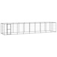 thumbnail image 1 of vidaXL Outdoor Dog Kennel Steel 21.78 m², 1 of 4