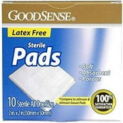 Goodsense Sterile Pads, Blue, 10 Count