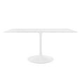 thumbnail image 2 of Modway Lippa Table à Manger Rectangulaire Moderne à Dessus en Bois, Blanc, 2 of 9