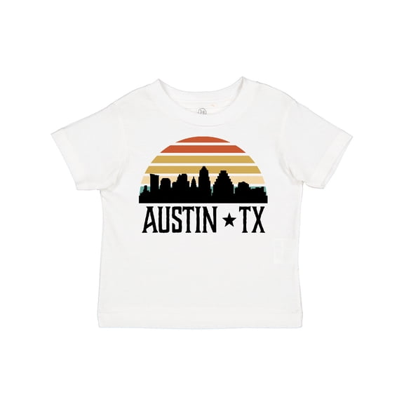 Inktastic Austin Texas Skyline Vintage Boys or Girls Toddler T-Shirt