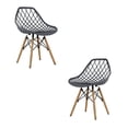 thumbnail image 1 of Set de 2 Sillas Eames Comedor Vento Plástico Gris Mundo In Hogar, 1 of 10