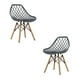 thumbnail image 1 of Set de 2 Sillas Eames Comedor Vento Plástico Gris Mundo In Hogar, 1 of 10