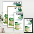 thumbnail image 4 of Blue Green and Pink Spots Clouds 16 in x 32 in Framed Painting Canvas Art Print, by Designart, 4 of 5