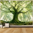 thumbnail image 4 of Forest Tree Tapestry Majestic Tapestry Large Nature tapestries Wall Hanging for Bedroom and Living Room Tree 60×50 Inches, 4 of 7
