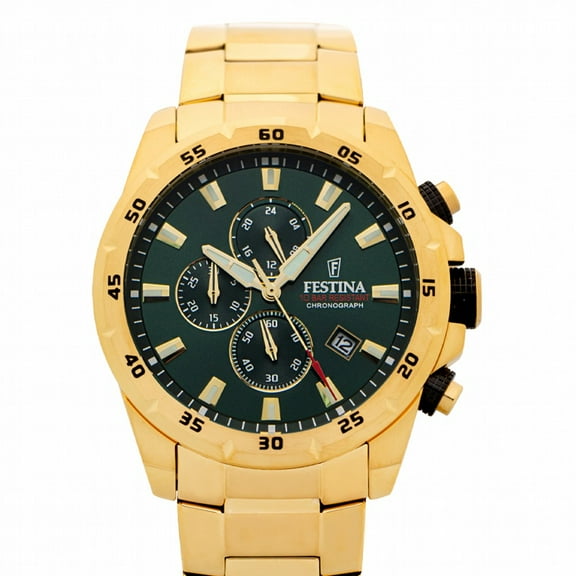 Chrono Sport Green / Stainless Steel | Green Dial