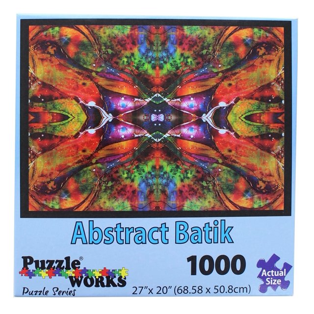 Rompecabezas PuzzleWorks Abstract Batik 1000 piezas 68 x 51 cm
