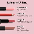thumbnail image 3 of Delineador de labios e.l.f. Cream Glide, altamente pigmentado, vegano, merlot, 3 of 9