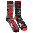 thumbnail image 1 of Deadpool 857242 Personnage de Deadpool & Visages Répétitifs Chaussettes Décontractées - 2 Paires, 1 of 1