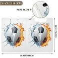 thumbnail image 3 of ALAZA Soccer with Fire A4 Foldable Clipboard 360 Degree Folder Binder, 3 of 9