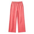 thumbnail image 7 of HAOTAGS Girls Striped Pants, Elastic Waist Straight Leg Pants with Pockets Casual Loungewear, 7 of 7