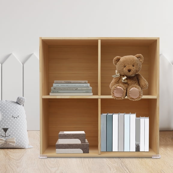 30*60cm Solid Wood Shelves Wooden Cube Shelf Bookcase Floorstanding Bookshelf