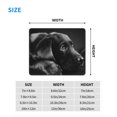 Cute Black Labrador Dog Mousepad Mouse Pad Mouse Mat With Non Slip