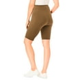 thumbnail image 2 of Woman Within Plus Size Stretch Cotton Pocket Bike Short, 2 of 5