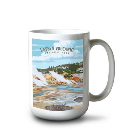

Lantern Press 15 fl oz Ceramic Mug Mammoth Cave National Park Kentucky Painterly National Park Series Dishwasher & Microwave Safe