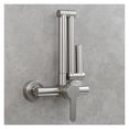 thumbnail image 3 of Brass Folding Faucet Wall Mounted Pot Filler Faucet With Three Section Extension Hot And Cold Mixer Tap Single Handle ,Easy to Install, 3 of 7
