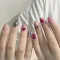 thumbnail image 2 of CNKOO Rhinestone Decorated Fake Nails Chip-Proof Smudge-Proof Fake Nails for Professional Nail Specialist Jelly Glue, 2 of 6