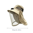 thumbnail image 3 of Luckky Solar Powered Fan Sun Hat with Wide Brim & Mesh Breathable Design,Adjustable UV Protection Outdoor Sun Hat for Men Women,Cooling Fan Hat for Fishing Gardening Hiking Camping Beach Travel, 3 of 6
