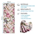 thumbnail image 2 of Pioneer Flower Floral Print Pattern Hot Yoga Mat Towel Non Slip for Hot Yoga - Quick-Drying Yoga Mat Cover with 4 Corner Pockets with Travel Bag - Hot Yoga Towel Non Slip 70"x26", 2 of 6