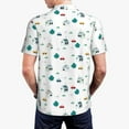 thumbnail image 4 of Balery Cartoon House Car Printed Men’s Short Sleeve Polo Shirt, Midweight Men's Shirt,Golf Polo shirts -4X-Large, 4 of 9
