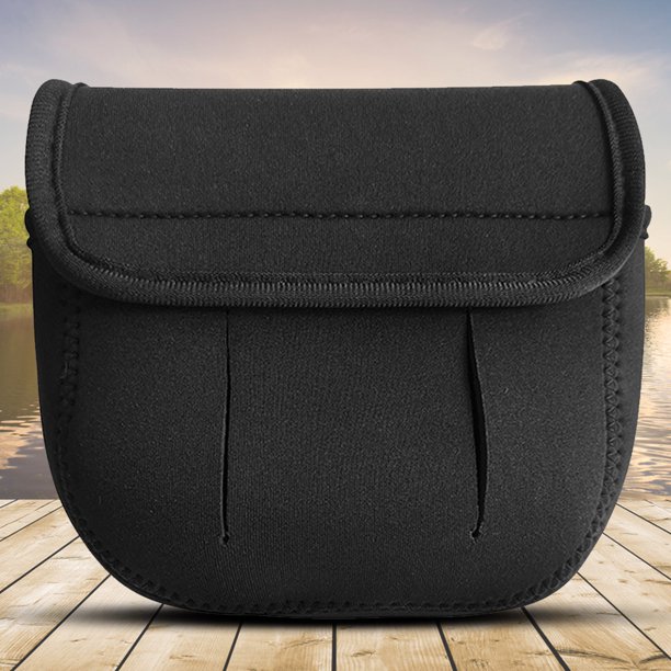 Bolsa Protectora De Carrete De Pesca Bolsa de rueda de pesca Bolsa de carrete de pesca transpirable Accesorios para exteriores (tamaño grande)