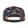 thumbnail image 4 of Balery Baseball Cap Flat Bill Hats for Men Adjustable Size for Running Workouts and Outdoor Activities All Seasons Dad Hat(Cute Foxes ), 4 of 9
