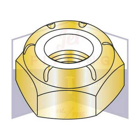

1-14 Nylon Insert Hex Lock Nut (Stop Nut) Thin Pattern Light Hex Thin Height (NTM & NTE Series) Steel Zinc Plated (Quantity: 50) Full Size: 1-14 NTE