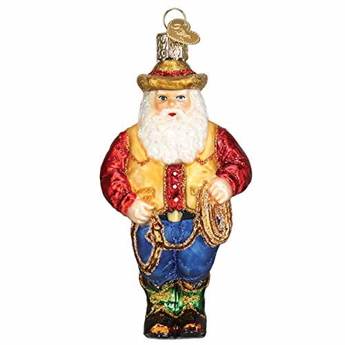 Nordic Santa 40104 Santa Collection Old World Christmas Glass Blown Ornament with S-Hook and Gift Box